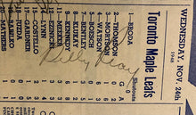 Load image into Gallery viewer, 1948 NHL Hockey Signed MLG Program Maurice Richard Lach Reay Autographed JSA LOA