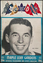 Load image into Gallery viewer, 1955 Maple Leaf Gardens Hockey Program Toronto Maple Leafs vs Chicago Blackhawks