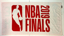 Load image into Gallery viewer, 2019 NBA Finals Toronto Raptors + GS Warriors Game Used Players Bench Towels