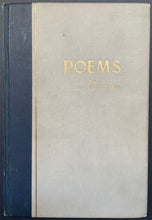 Load image into Gallery viewer, 1945 “Poems” Hardcover Book A.M. Klein Jewish Book Of Poems + 1945 News Article