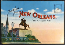 Load image into Gallery viewer, 1940s New Orleans Postcard Foldout 20 Different Cards City Park Stadiums ++