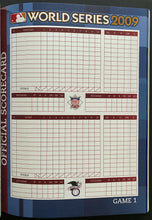 Load image into Gallery viewer, 2009 World Series MLB Baseball Program Phillies vs Yankees Jeter + Howard Cover