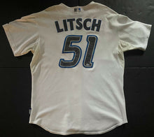 Load image into Gallery viewer, 2011 Jesse Litsch Game Worn Toronto Blue Jays Home Jersey MLB Baseball Hologram