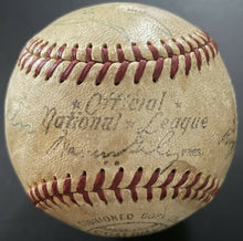 Load image into Gallery viewer, 1953 Major League All Star Game Used Spalding Baseball Autographed x6 Umpires