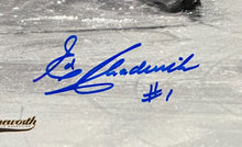 Load image into Gallery viewer, Ted Lindsay Ed Chadwick Signed Red Wings Leafs NHL Hockey Photo Autographed JSA