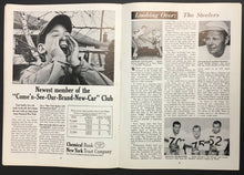 Load image into Gallery viewer, 1961 Yankee Stadium NFL Football Program New York Giants vs Pittsburgh Steelers