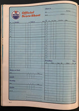 Load image into Gallery viewer, 1983 Stanley Cup Final Game 2 Program Northlands Islanders Oilers NHL Hockey