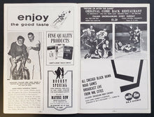 Load image into Gallery viewer, 1966 Chicago Stadium NHL Program Blackhawks vs Toronto Maple Leafs Doug Mohns
