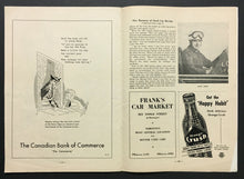 Load image into Gallery viewer, Vintage 1952 Stock Car Racing Program Exhibition Park Toronto Molson Dunlop