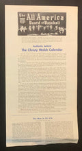 Load image into Gallery viewer, 01/1955 Christy Walsh's All America Calendar Celebrates Hockey's Longest Game