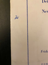 Load image into Gallery viewer, 1954 NHL Hockey Faceoff Dinner Program Detroit Red Wings Rangers Facsimile Autos