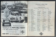 Load image into Gallery viewer, 1965 5th Annual Canadian Grand Prix Racing Program Mosport Park Jim Hall Wins