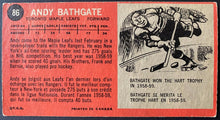 Load image into Gallery viewer, 1964-65 Vintage Toronto Maple Leafs Andy Bathgate Topps Tallboy NHL Hockey Card