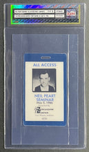 Load image into Gallery viewer, Neil Peart Rush Seminar About Drumming VIP Access Pass iCert 6