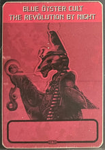 Load image into Gallery viewer, 1983 Blue Oyster Cult The Revolution By Night Tour Backstage Pass iCert Concert