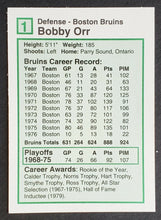 Load image into Gallery viewer, NHL Boston Bruins Bobby Orr Promotional Card + Holder - Boston Area Baybank