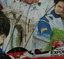 Load image into Gallery viewer, 2001 Molson Indy Cart Race Program Autographed Castroneves Moreno