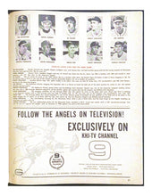 Load image into Gallery viewer, 1963 MLB Baseball Program Los Angeles Angels vs Baltimore Orioles Vintage Vtg