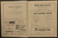 Load image into Gallery viewer, 1961 Pinecrest Speedway Stock Car Racing Program Vintage Yearbook Automobile