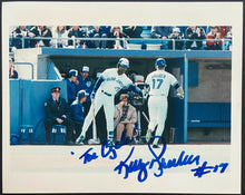 Load image into Gallery viewer, 1989 Signed Toronto Blue Jays Kelly Gruber Autographed Cycle Photo + Ticket Stub