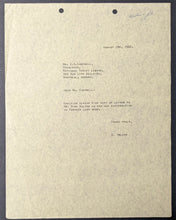 Load image into Gallery viewer, 1968 Punch Imlach Autographed Signed Letter Toronto Maple Leafs NHL Hockey VTG