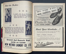Load image into Gallery viewer, 1946 Toronto Huskies 1st Season Program Maple Leafs Gardens VTG Basketball NBA