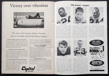 Load image into Gallery viewer, 1959 NFL Football Complete Unscored Program Baltimore Colts Los Angeles Rams VTG