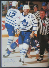 Load image into Gallery viewer, 2007 Maple Leaf Gardens NHL Program Signed By Tomáš Kaberle Toronto vs Montreal