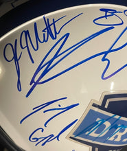 Load image into Gallery viewer, 2014 NFL Draft Multi Autographed Signed Helmet Evans Mack Manziel PSA Football