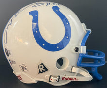 Load image into Gallery viewer, Johnny Unitas Lenny Moore Autographed Signed Colts Mini Helmet NFL Beckett LOA