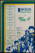 Load image into Gallery viewer, 1981 Pine Knob Concert Poster Authentic Original Cher Pete Seeger Beach Boys +