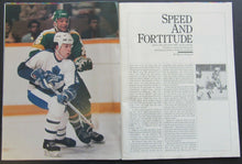 Load image into Gallery viewer, 1987 Maple Leaf Gardens NHL Program Toronto Maple Leafs v Edmonton Wayne Gretzky