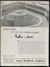 Load image into Gallery viewer, 1962 New York Yankees v San Francisco Giants MLB World Series Baseball Program