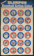 Load image into Gallery viewer, 1984 7-11 Slurpee Baseball Action Coins Checklist Vintage MLB East Region Promo