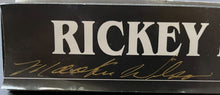 Load image into Gallery viewer, 1988 Rickey Henderson + Mookie Wilson Signed Event Name Plate Autographed JSA