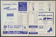 Load image into Gallery viewer, 1949 Detroit Olympia Game 1 Stanley Cup Semi Finals NHL Hockey Program Canadiens