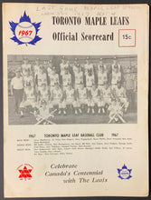Load image into Gallery viewer, 1967 IL Maple Leaf Stadium Final Baseball Game Program Toronto Maple Leafs Vtg