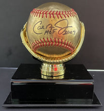 Load image into Gallery viewer, Cal Ripken Signed Rawlings MLB Gold Baseball Inscribed HOF MLB+ Fanatics HOLO