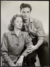 Load image into Gallery viewer, 1948 Marlon Brando "A Streetcar Named Desire" Theatrical Run Photo Vintage LOA