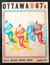 Load image into Gallery viewer, 1973 OHA Hockey Program Major Junior Series Ottawa 67's St Catharines Blackhawks