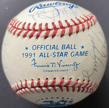 Load image into Gallery viewer, 1991 MLB All Star Game Toronto Team Autographed Baseball Signed x26 Ripken JSA