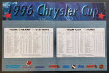 Load image into Gallery viewer, 1996 Maple Leaf Gardens 1st Annual Cherry Orr Prospect Game Program + Ticket