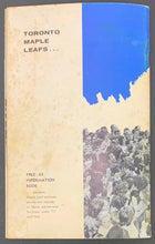 Load image into Gallery viewer, 1963 Toronto Maple Leafs Media Guide NHL Hockey Information Book World Champions