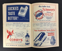 Load image into Gallery viewer, 1953 New York Yankees Program MLB Baseball vs Chicago White Sox Mickey Mantle