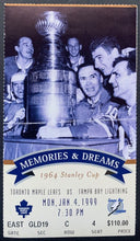 Load image into Gallery viewer, 1999 Maple Leaf Gardens Final Season NHL Toronto Maple Leafs vs Tampa Ticket VTG