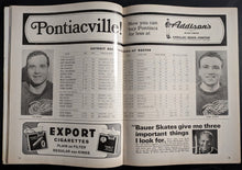 Load image into Gallery viewer, 1967 Toronto Maple Leaf Game Program Mike Walton Stanley Cup Winning Season NHL