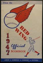 Load image into Gallery viewer, 1947 MiLB AAA Baseball Program Rochester Red Wings Baltimore Orioles Vintage