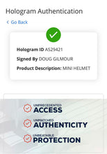 Load image into Gallery viewer, Doug Gilmour Autographed Toronto Maple Leafs Mini Helmet Signed NHL Fanatics