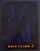 Load image into Gallery viewer, 1964 Dave Clark 5 Vintage Concert Tour Program DC5 English Rock Group Music