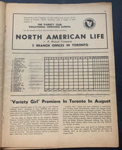 Load image into Gallery viewer, 1947 Toronto Maple Leaf Baseball Stadium Program International League Orioles